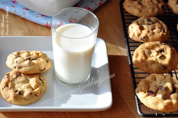 cookies aux pepites de chocolat blanc et noir