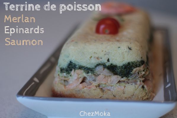 Terrine poisson saumon merlan