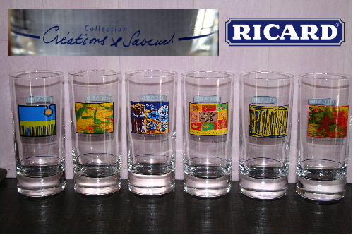RICARD : nouveau verre tube Cartouche RICARD gravée en relief sur les deux  faces 2012 - RICARD : le blog de nesstri