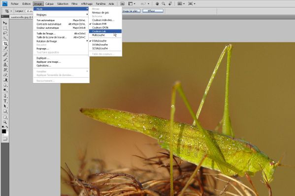 image mode couleurs Lab