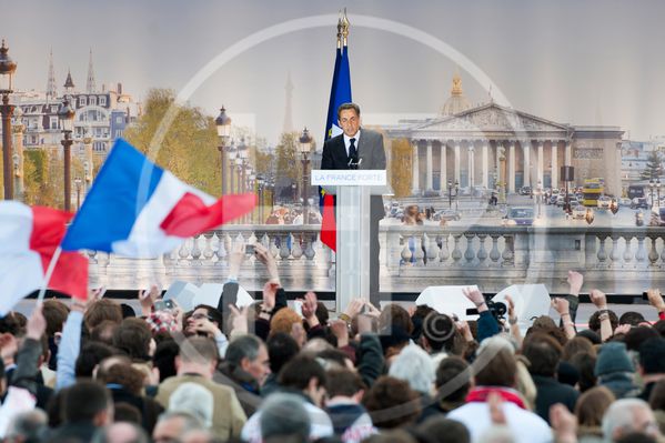 2012 - Meeting Nicolas Sarkozy à la place de la Concorde