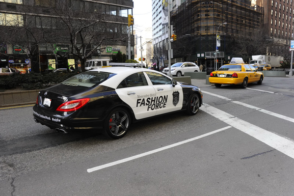 Mercedes CLS 63 AMG police New-York