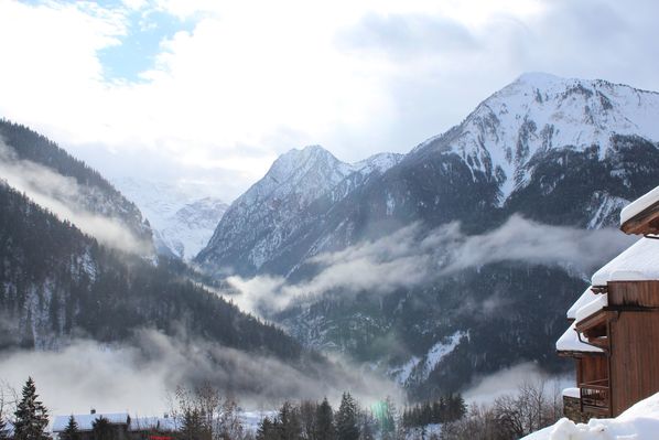 neige depuis la résidence