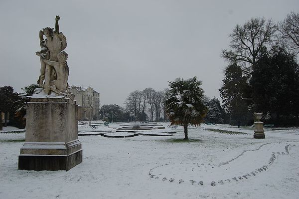 Parc du Thabor Rennes sous la neige 6 (1)
