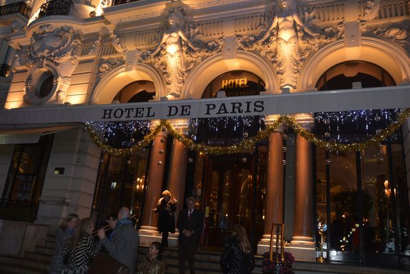 sapins de noël hôtel de Paris monaco