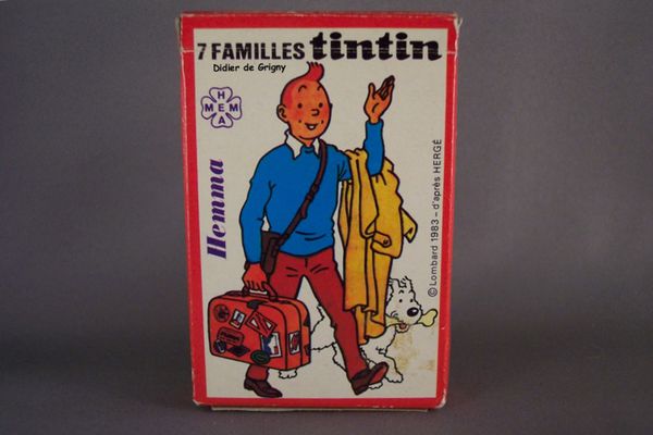 1 Tintin jeu cartes