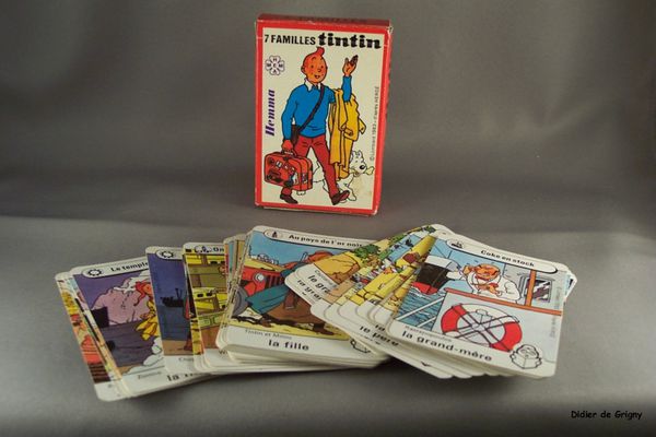 2 Tintin jeu cartes