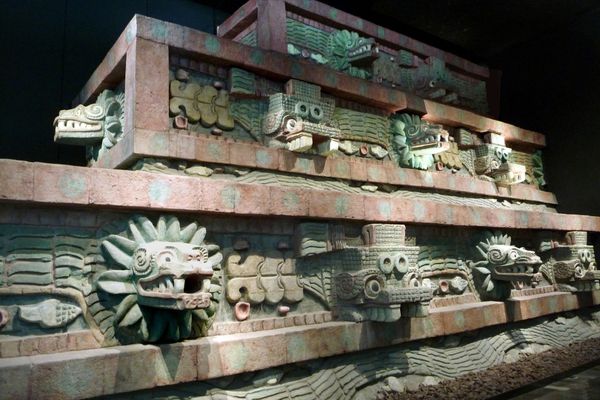 Mexico Musée Temple de Quetzalcoatl