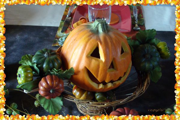 2010-10-21 défis tables halloween - et table sous bois 022