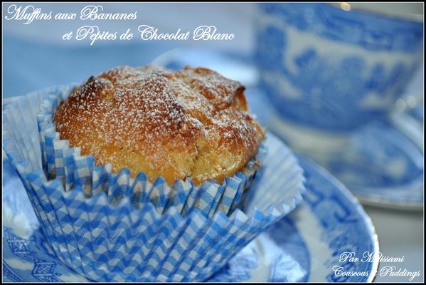 muffins aux bananes et chocolat