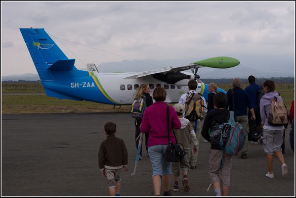 Avion pour l'ile de zanzibar