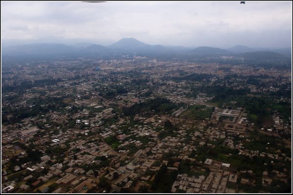 Arusha vu d'avion