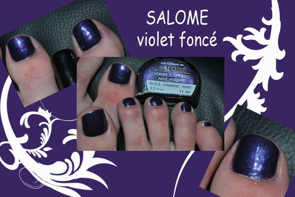 SALOME violet foncé