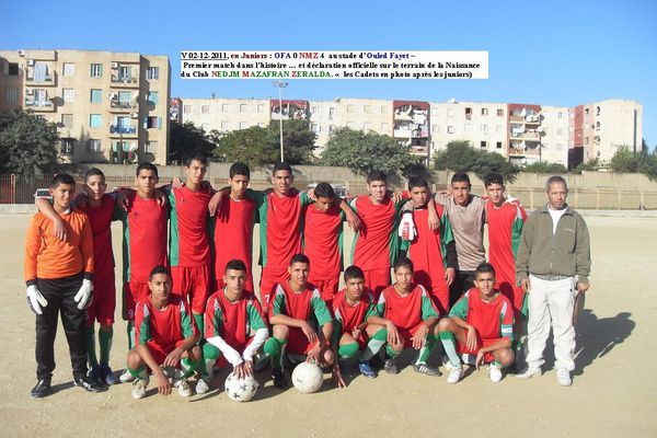 OFA 0 NMZ 4 la naissance d'un club 083a cadet en photo