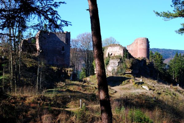 K12 - Mont Ste Odile - Mur Paien - hexenplatz - Dreistein [