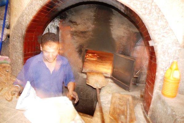 Safi,four à pain dans la vieille ville, juillet 2010