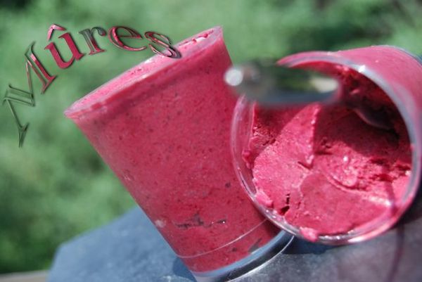 glace mûres
