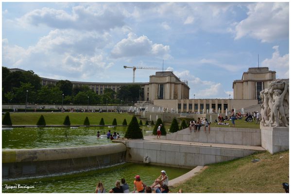 Paris Trocadero baignade