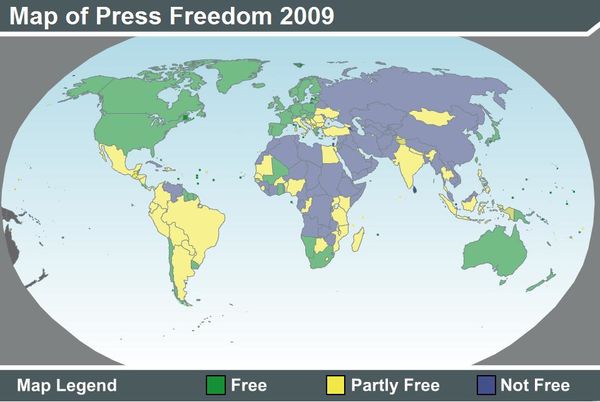 Press freedom 2009