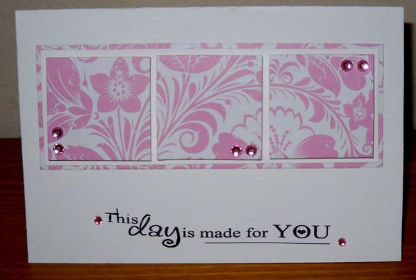 carte this day is made for you SandyDub