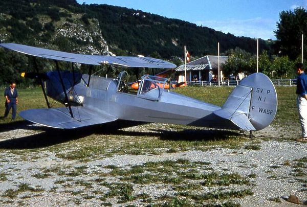 Photo n°3 rare photo du Stampe SV4P (moteur potez) WEB