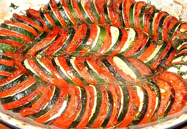 Tian Courgettes Tomates cuit t.800