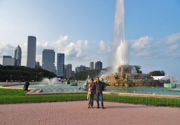 Chicago Buckingham Fountain eux