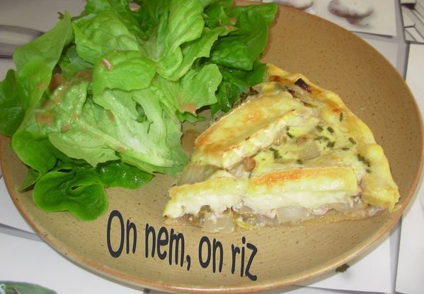 Tarte endives, brie, noix3