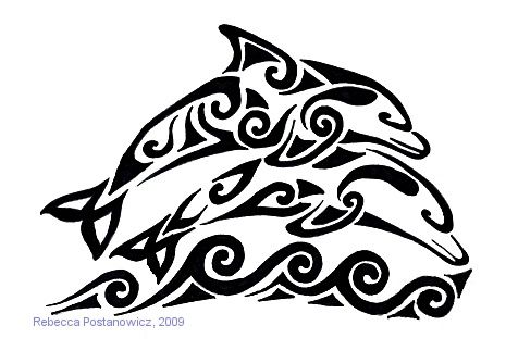 modele-tatouage-dauphin-tribal1