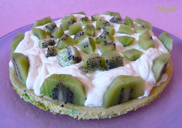 macaron géant kiwi coco 3