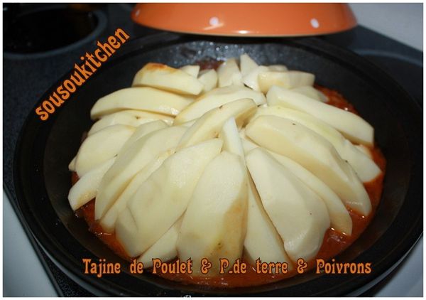 1-Tajine poulet & p.de terre & poivron 033