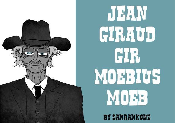 Jean Giraud+Gir+Moebius+Moeb+Blueberry+arzak+bd+caricature