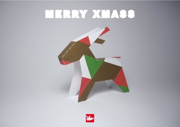 Papertoys 2010 Christmas Reindeer créé par Phil Toys Papertoys 2010 Christmas Reindeer créé par Phil Toys