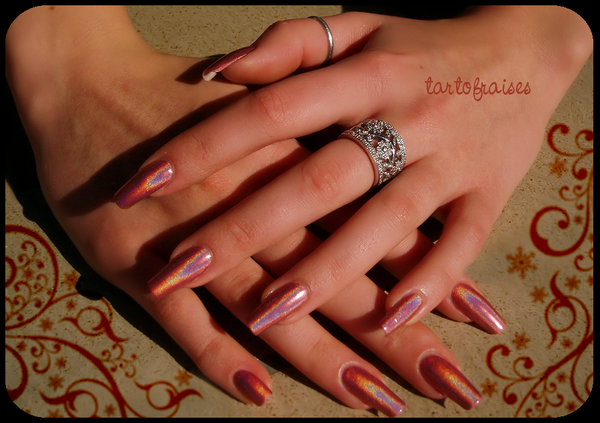 tartofraise nail art ongle vernis