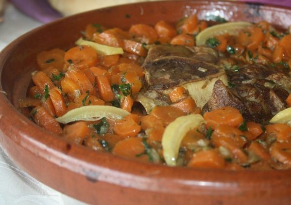 Tajine de veaux aux carottes