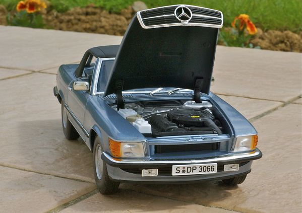 MERCEDES 300 SL CABRIOLET BLEU NOREV 03