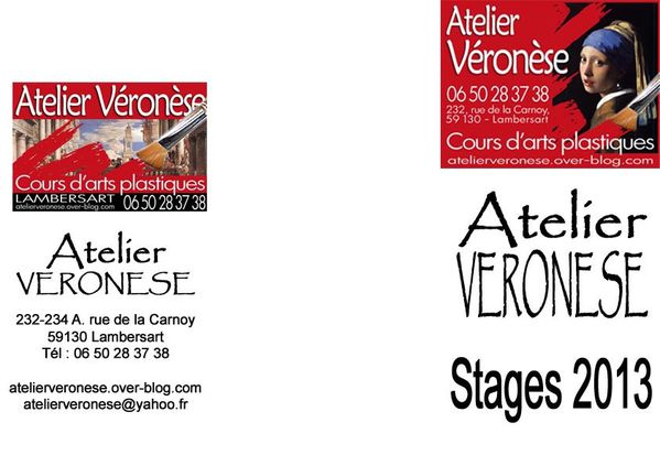 Stages 2013 - Atelier Véronèse copie