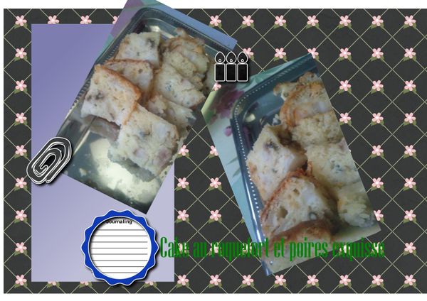 cake poires