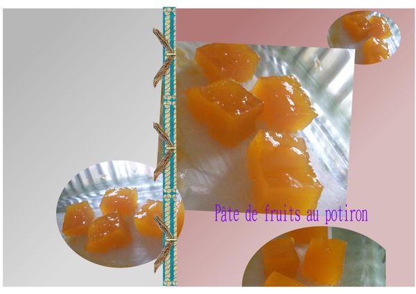 pâte de fruits au potiron