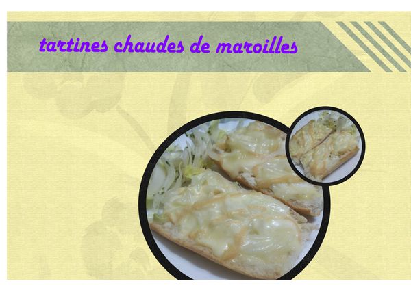 tartines chaudes au maroilles