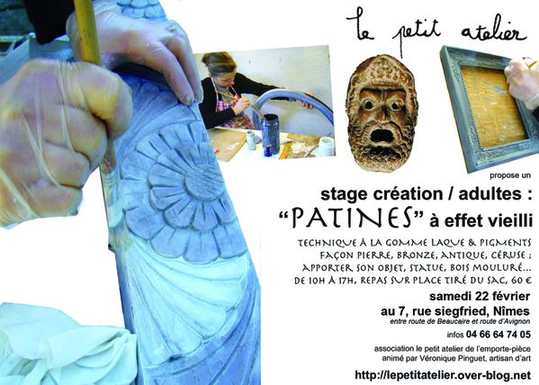 stage patine