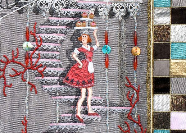 Gourmandise1 0147 dame escalier2 retrav