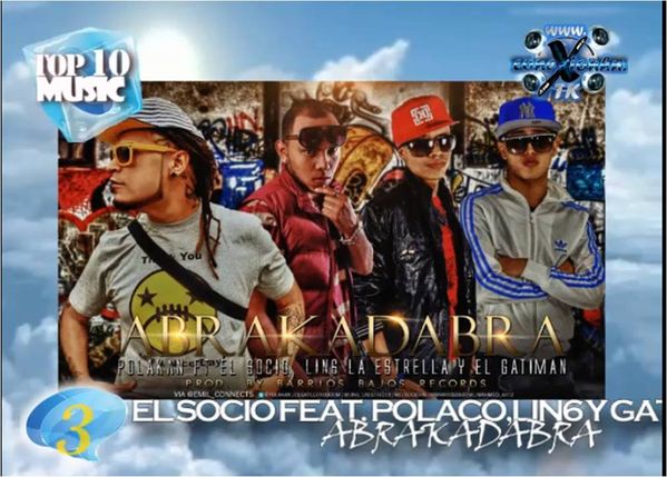 El Socio ft Polaco - Abrakadadra Top 10 Posicion 3