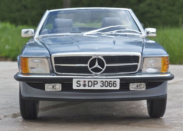 MERCEDES 300 SL CABRIOLET BLEU NOREV 19
