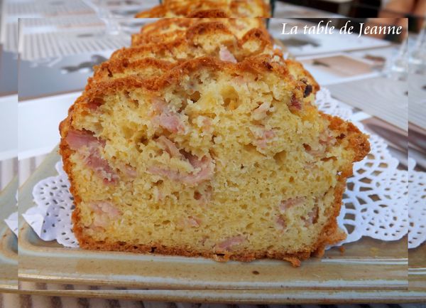 Cake jambon fromage