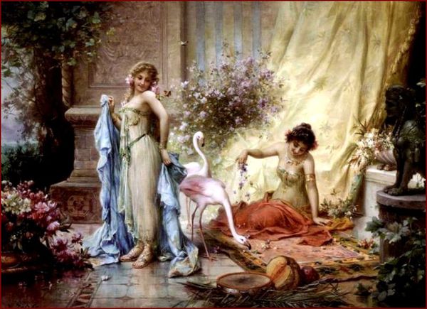 Zatzka-Hans-jeunes-filles-et-flamands-roses.jpg