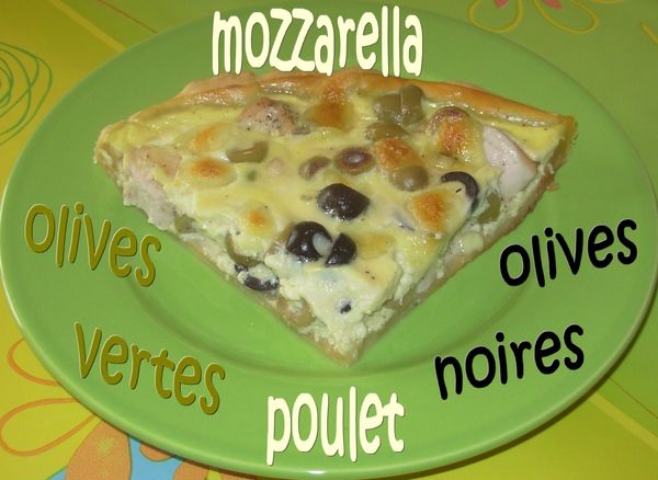 Tarte poulet-mozza-olives3
