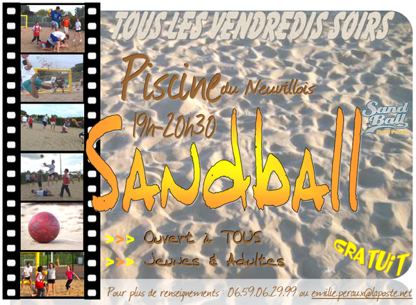 Affiche sandball Neuvillois 2013