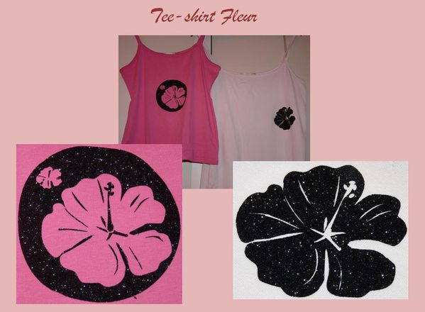 tee-shirt fleur