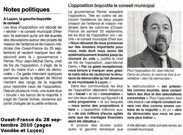OF 28-09-10 boycott